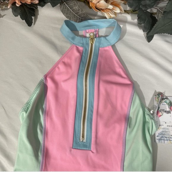 NWT $150 Hurley x‎ LoveShackFancy [ Small ] Max One Piece Swimsuit #5218 - Picture 3 of 13